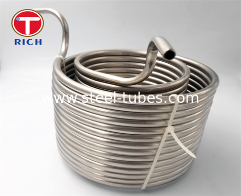 40L 9.52X0.6 Mm 304 Stainless Steel Coil For Beer Wort Chiller Cooling Coil Diameter  Tube Coiling