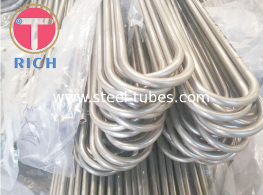 U bending steel tubes N04400 ASTM B165 U-shape steel tubes