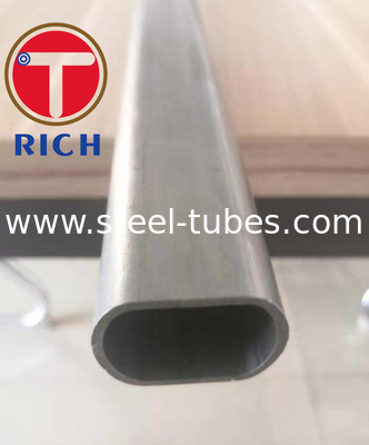 European EN10305-5 Standard CK45 Material E235 Material High-Brightness Precision Seamless Flat Oval Steel Pipe