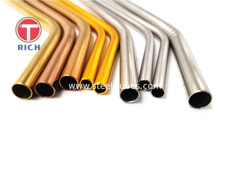 6mm  8mm  12mm 304 Stainless Steel  metal drinking  Straw Set Drink Coffee Milk Tea Straw