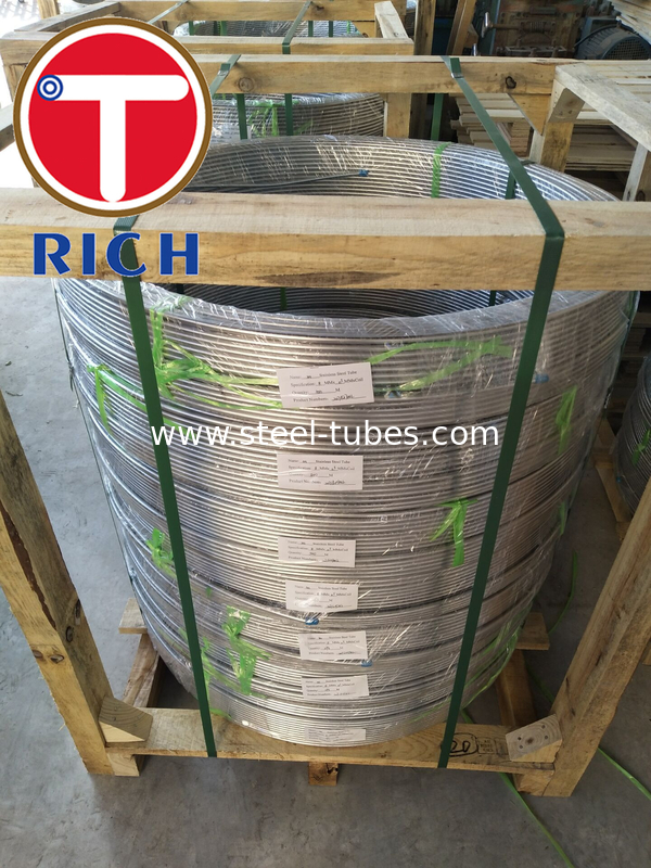 ASME SB444 Nickel Alloy Pipes Inconel625 Uns N06625 Alloy 625 Hydraulic Control LCoiled Steel Tubing
