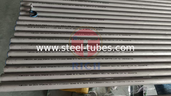 Tubo de acero inoxidable resistente al calor para la caldera y el intercambiador A312-TP321H